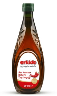 Orkide - ORKİDE ZEYTİN DALINDAN ACI KIRMIZI BİBERLİ ZEYTİNYAĞI